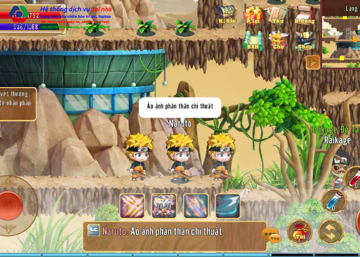 Tặng acc Huyền Thoại Nhẫn Giả (5)