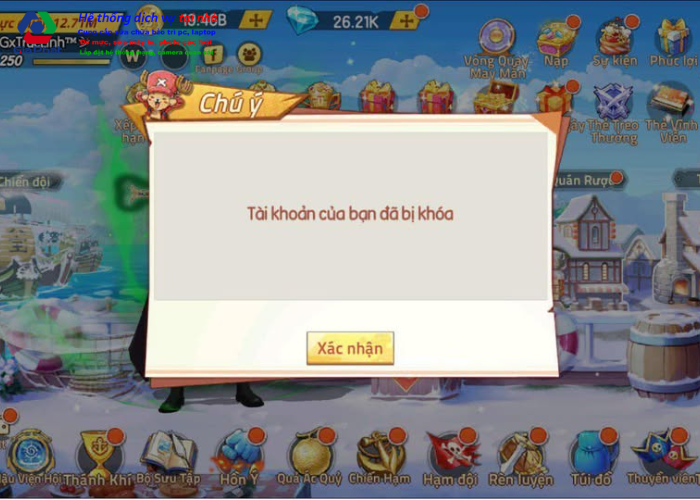 Tặng acc Kho Báu Truyền Thuyết (5)