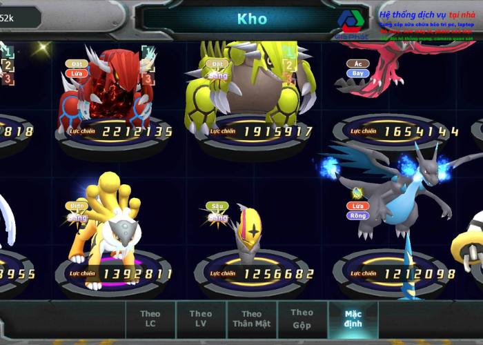 Tặng acc Poke Đại Chiến (4)