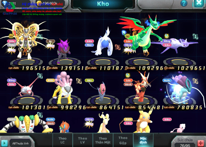 Tặng acc Poke Đại Chiến (6)