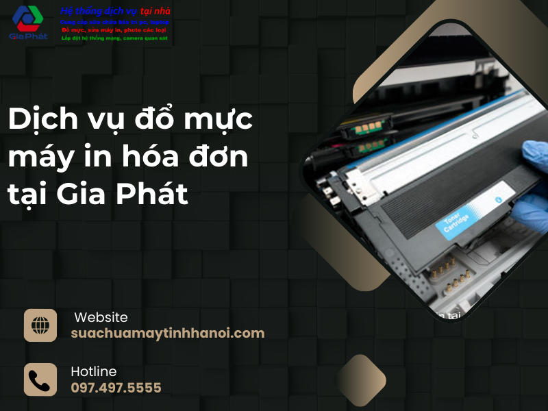 Dịch vụ đổ mực máy in hóa đơn