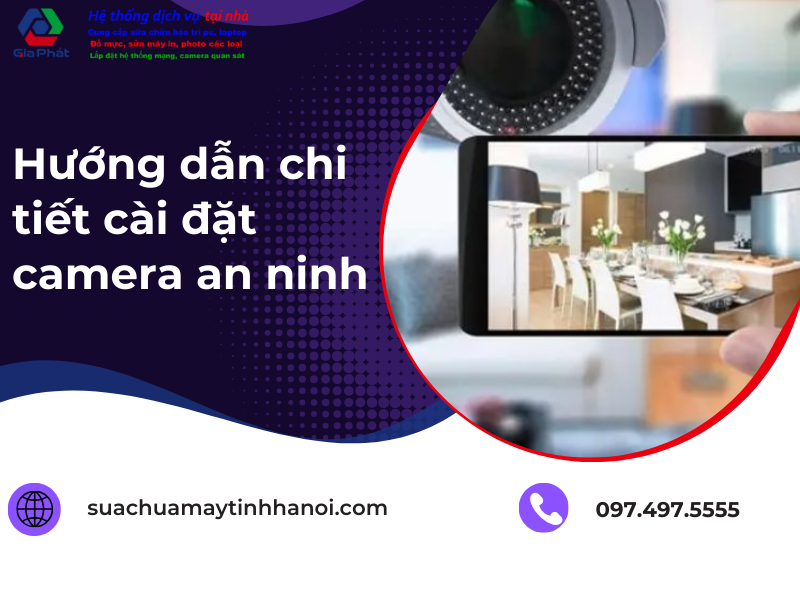 cài đặt camera an ninh