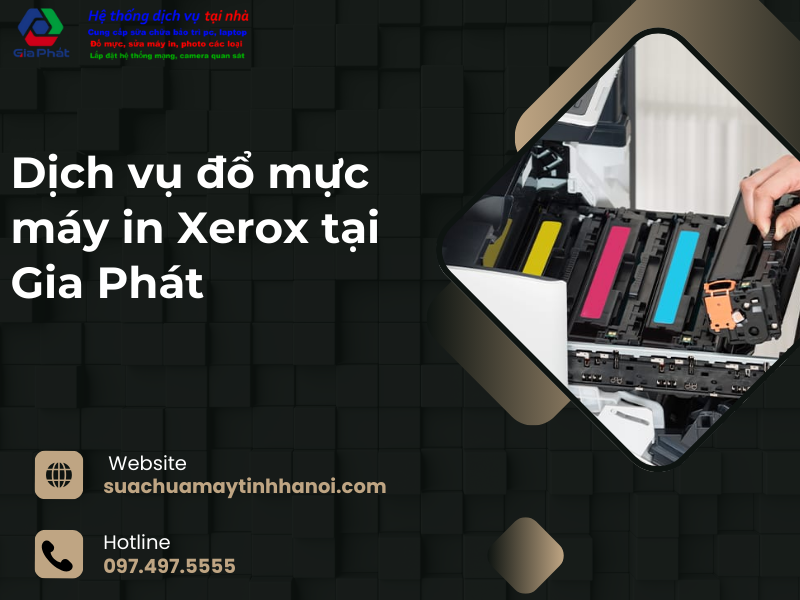 đổ mực máy in Xerox