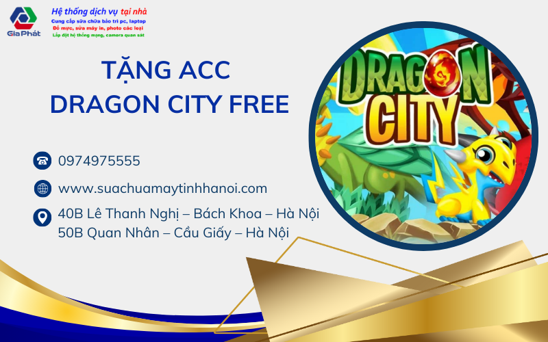Tặng acc Dragon City free