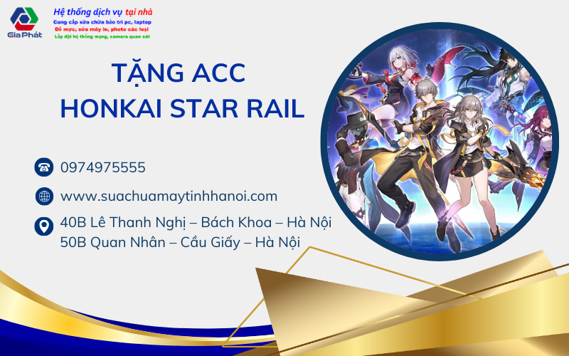 Tặng acc Honkai Star Rail